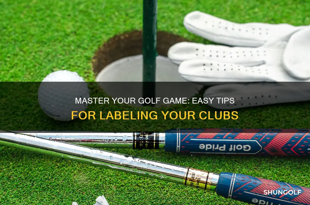 how can i label my golf clubs