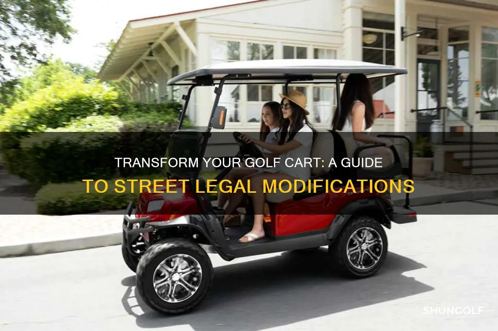 how can i make a golf cart street legal