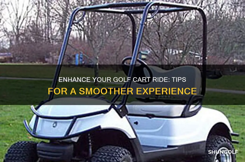 how can i make my golf cart ride smoother