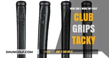 Revive Your Golf Game: Simple Tips to Make Club Grips Tacky