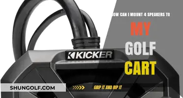 Mounting Four Speakers on Your Golf Cart: A Step-by-Step Guide
