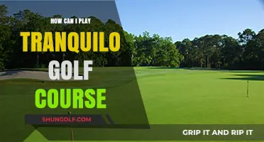 Mastering Tranquilo Golf Course: Tips for a Smooth and Enjoyable Round