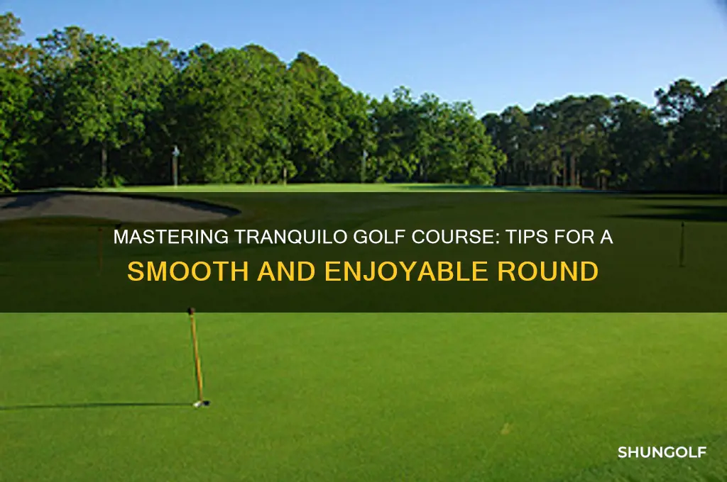 how can i play tranquilo golf course