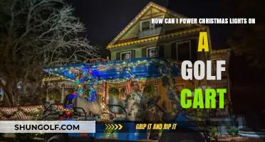Brighten Your Golf Cart: Easy Christmas Light Power Solutions
