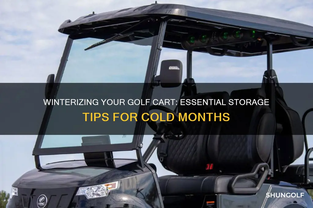 how can i store my golf cart for winter