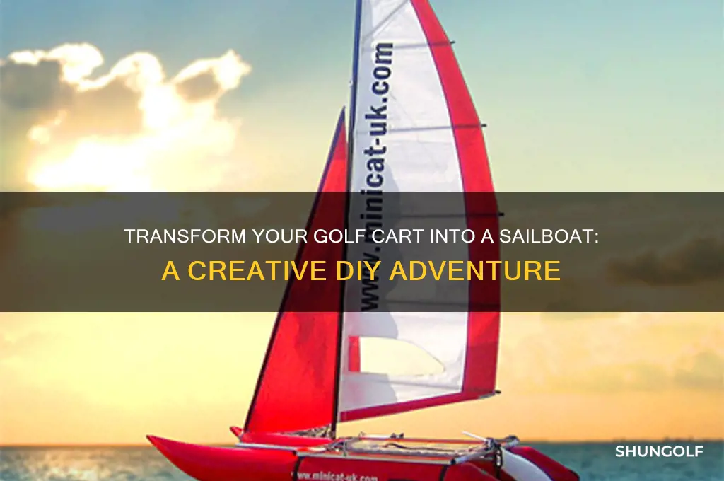how can i take my golf cart sailboat