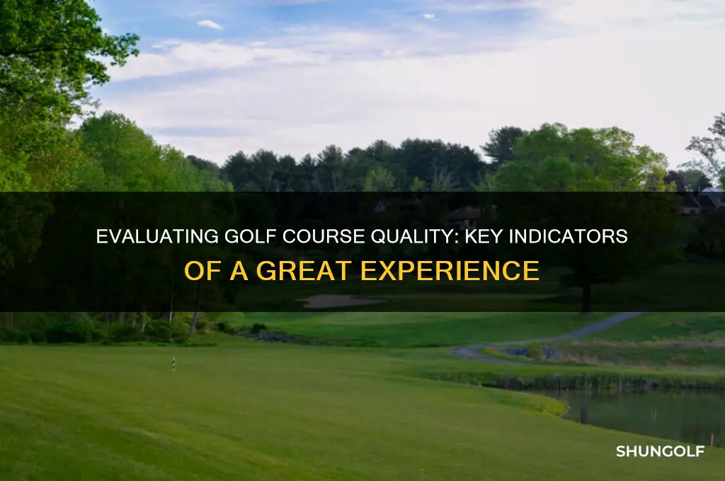 how can i tell how nice a golf course is