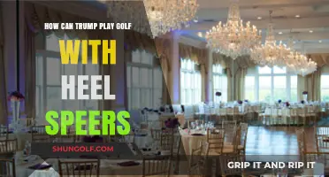 Trump's Golf Game: Managing Heel Spurs on the Green