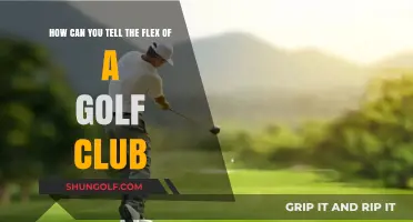 Mastering Your Swing: Identifying the Flex of Your Golf Club