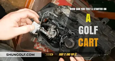 Testing Your Golf Cart Starter: A Step-by-Step Troubleshooting Guide