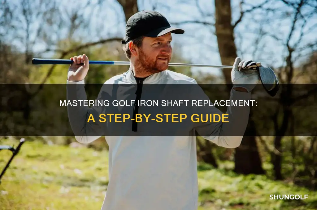 how change shaft for golf iron