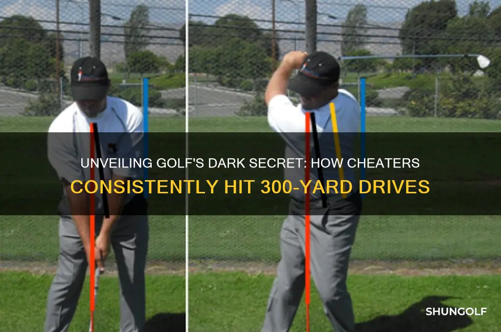 how cheaters hit it 300 yards in golf