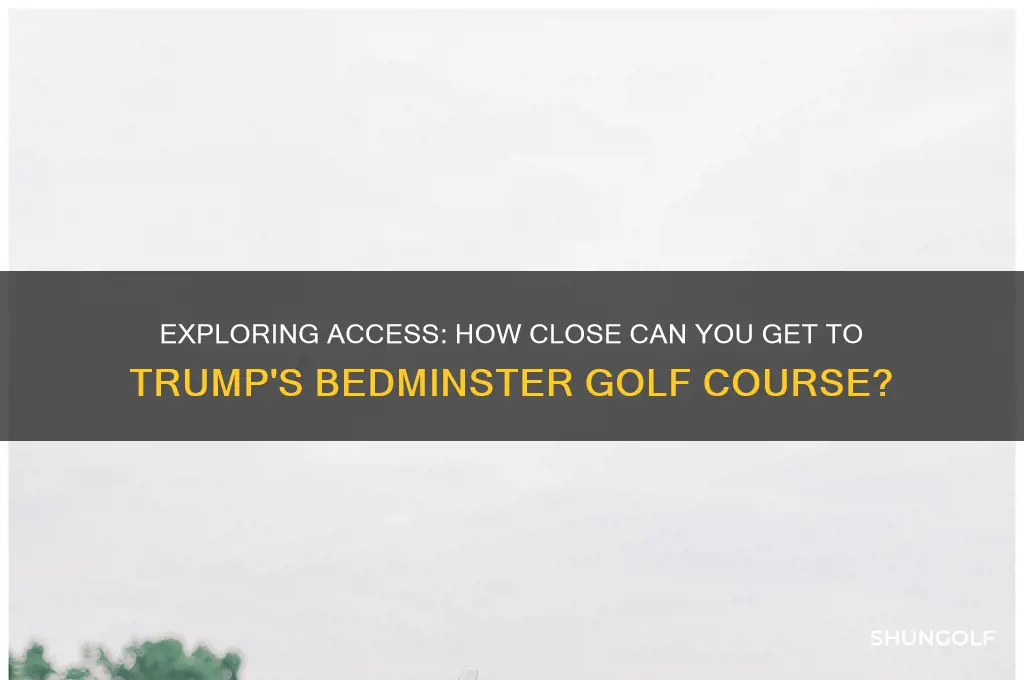 how close can you get to trump