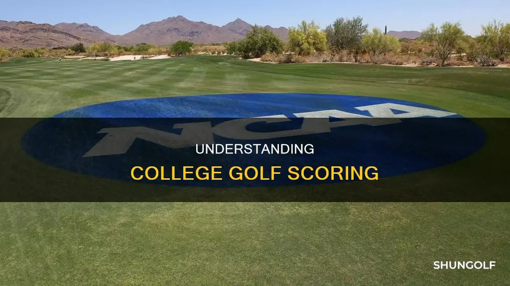 how colleg golf is scored