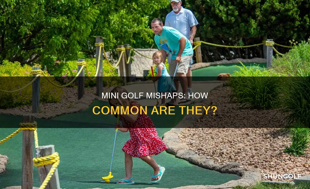 how common are mini golf accidents