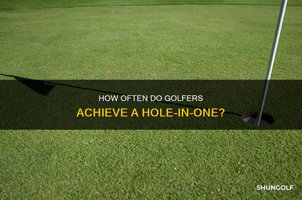 how common is a hole in one in golf