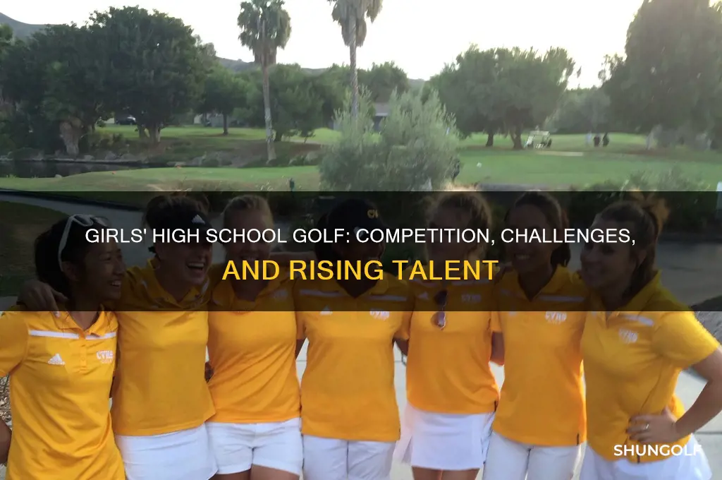 how competitive is high school golf for girls
