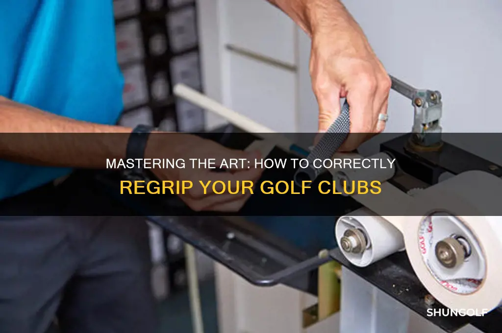 how correctly regrip golf clubs