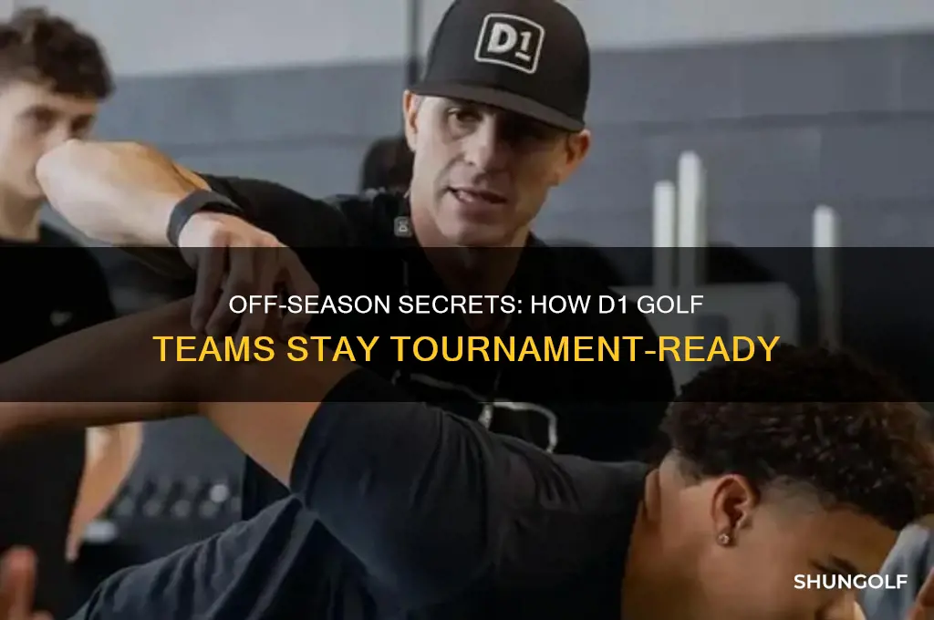 how d1 golf teams train in the off season