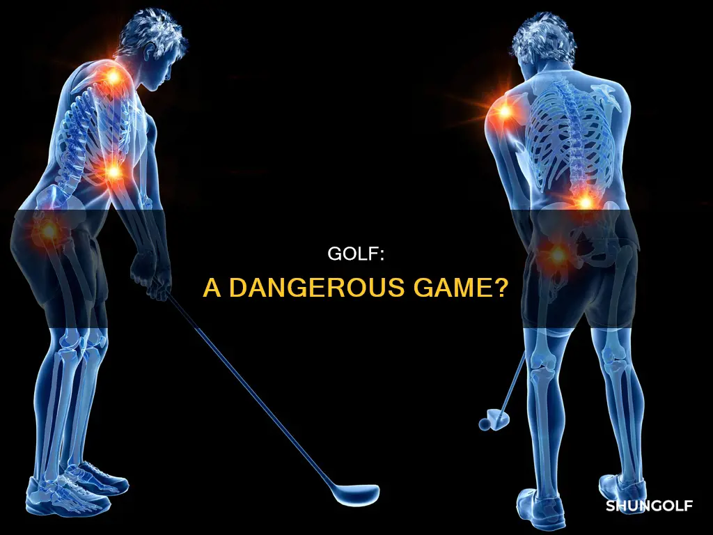 how dangerous is golf