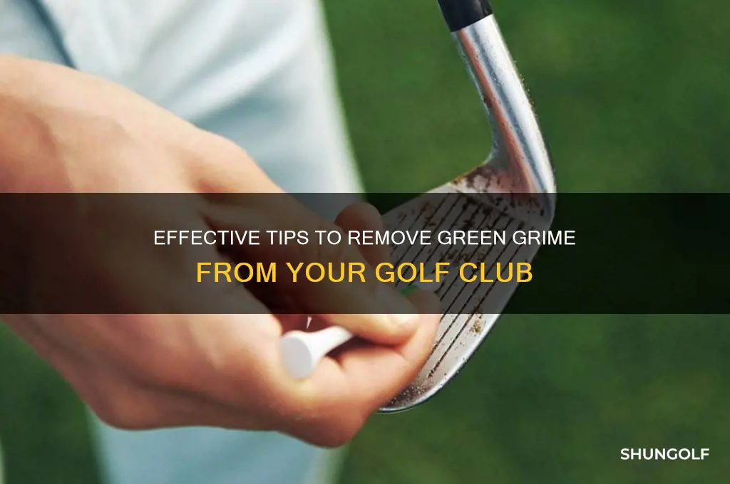 how delete green on the golf club