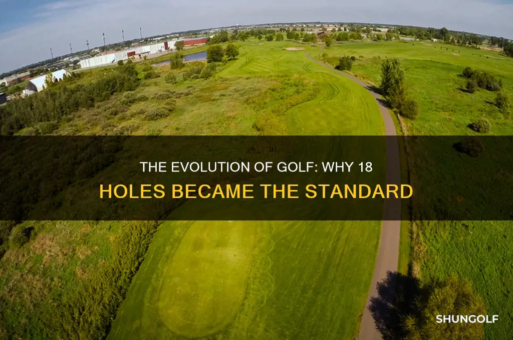 how did 18 holes of golf originated