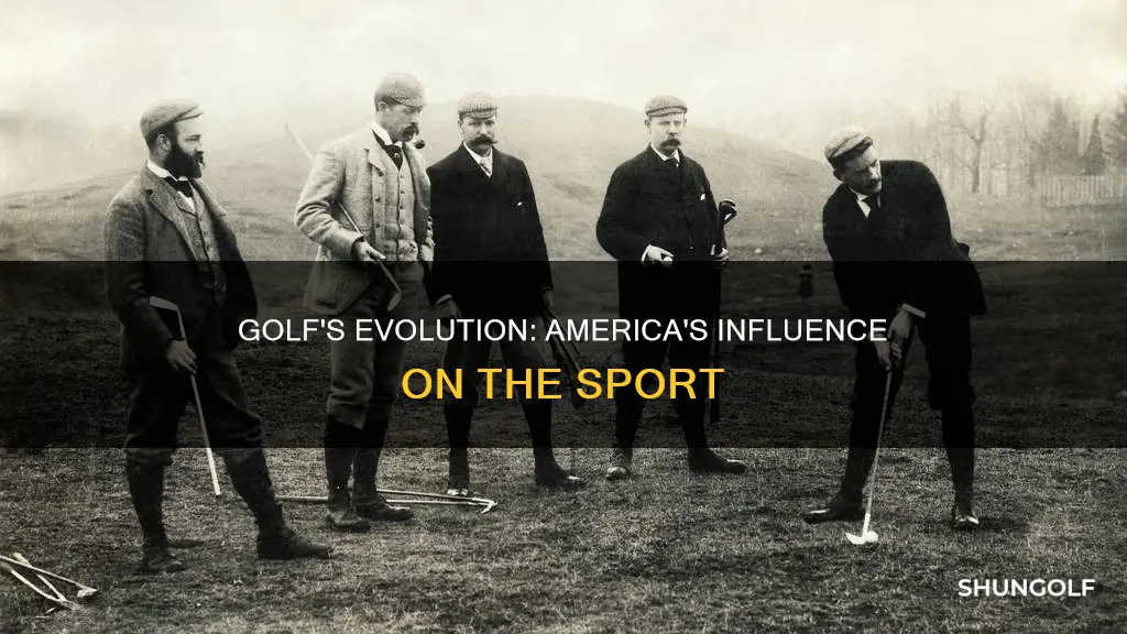 how did america change golf