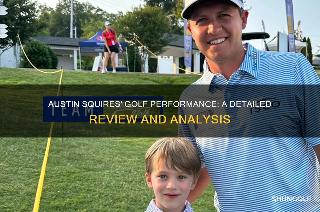 how did austin squires do in golf