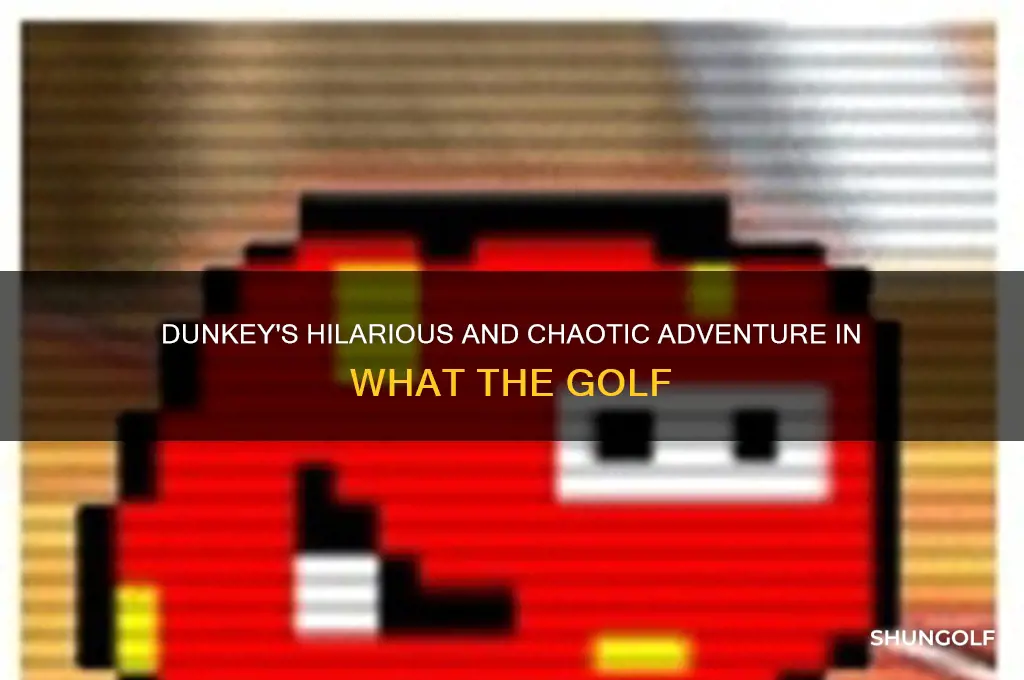 how did dunkey play what the golf