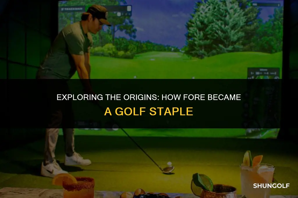 how did fore start in golf