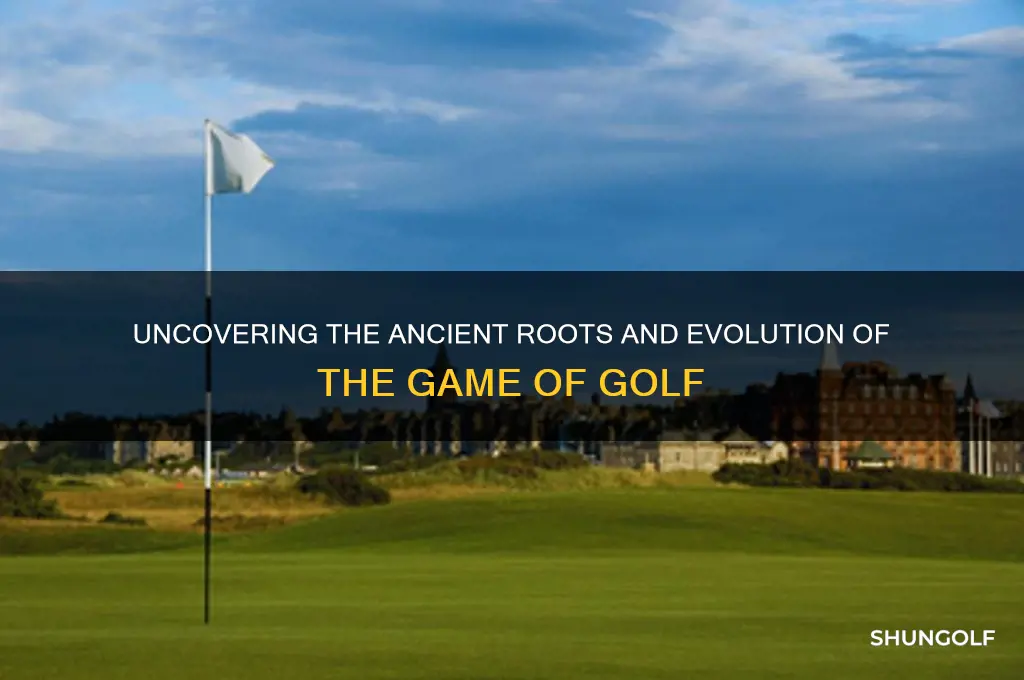 how did game of golf originate