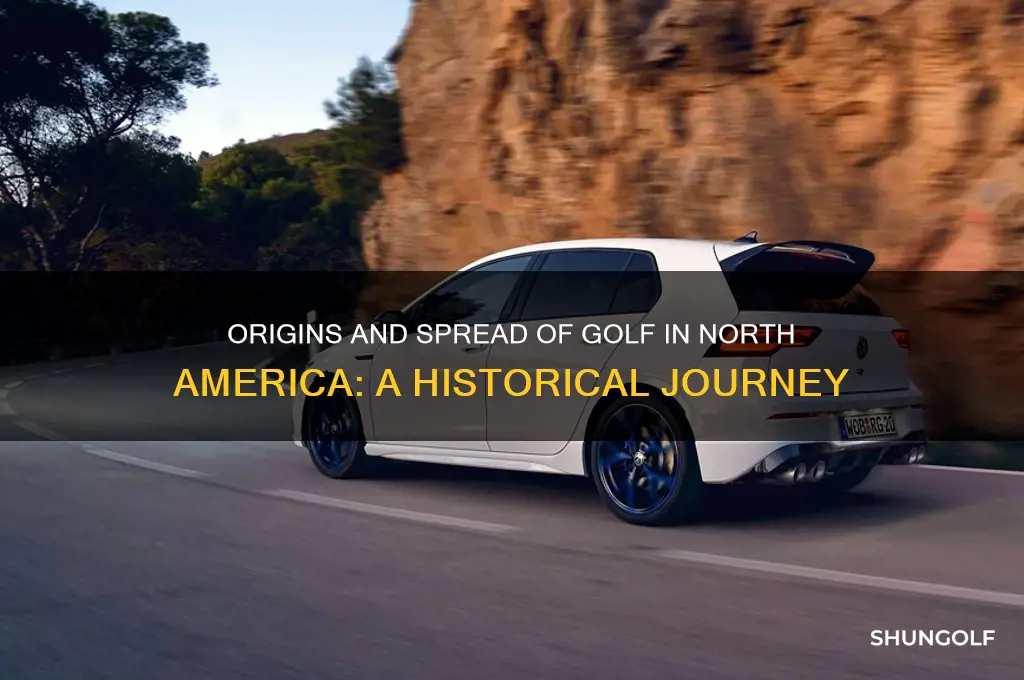 how did golf begin and diffuse in north america