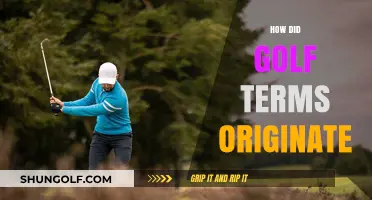 Golf Terms: Their Historical Origins and Etymology