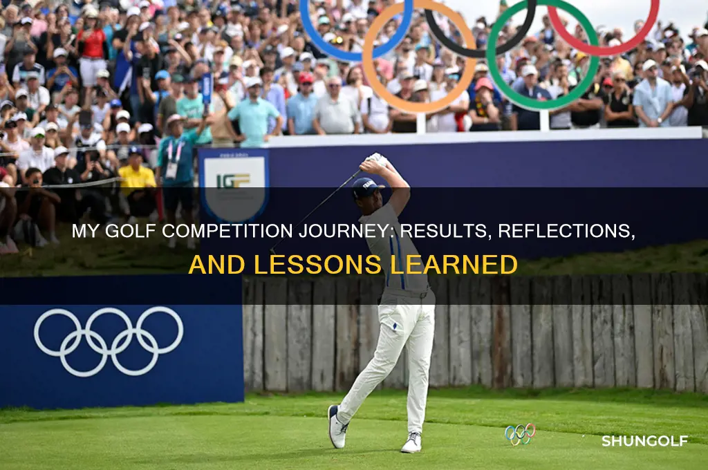 how did i do golf competition results