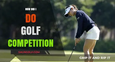 Golf Competition: My Experience and Learnings