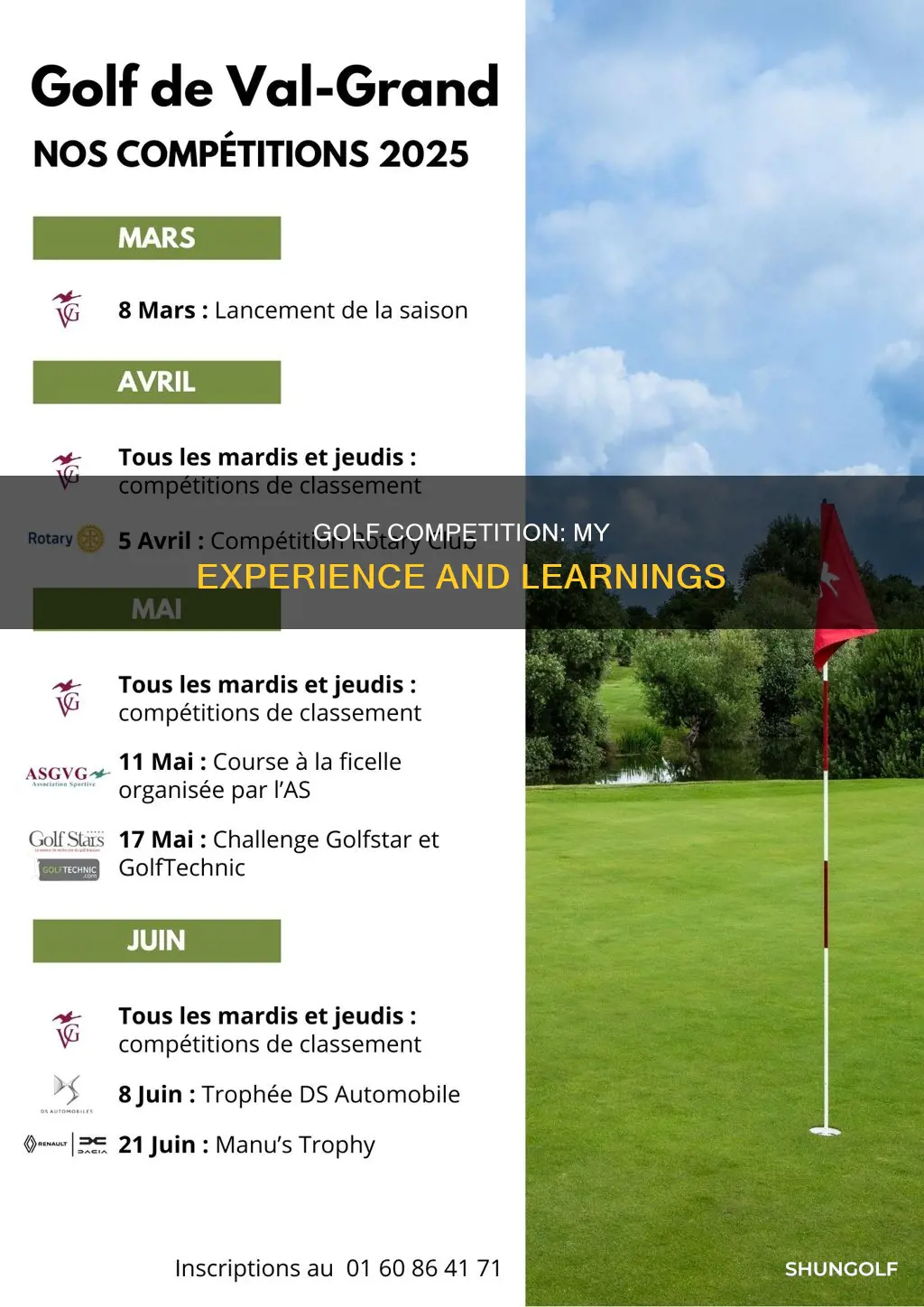 how did i do golf competition