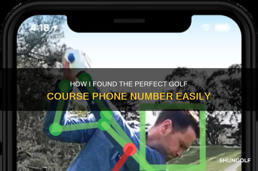 how did i do golf phone number