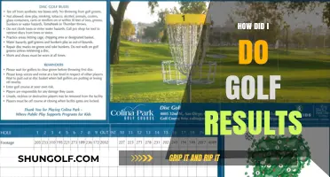 Golf Results: How Did I Perform?