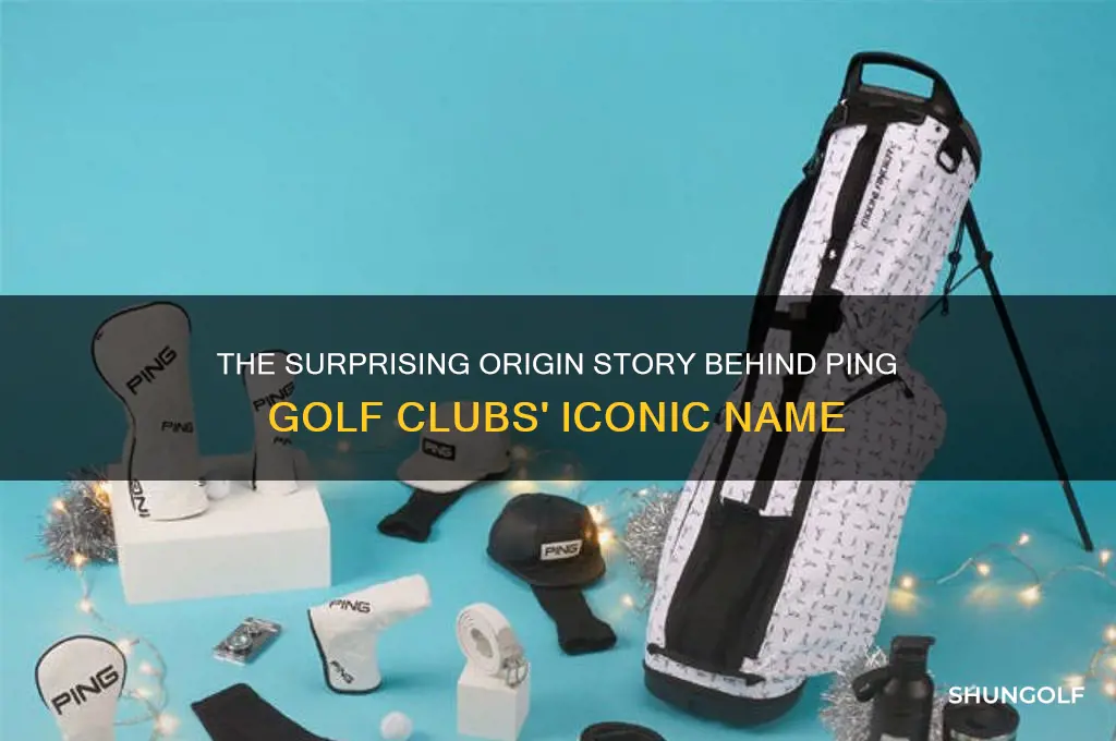 how did ping golf clubs get their name