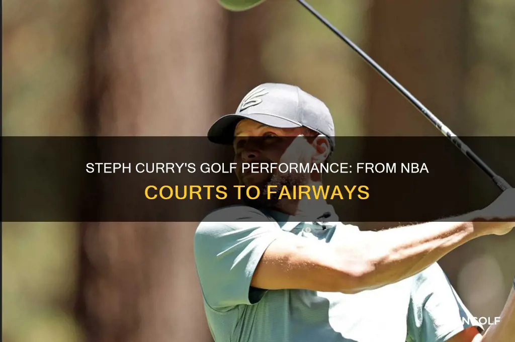 how did steph curry do in golf