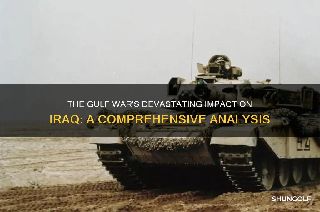 how did the golf war affect iraq