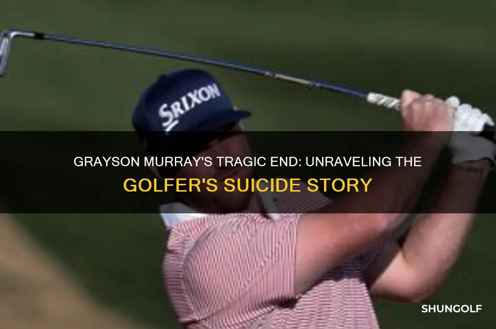 how did the golfer grayson commit suicide