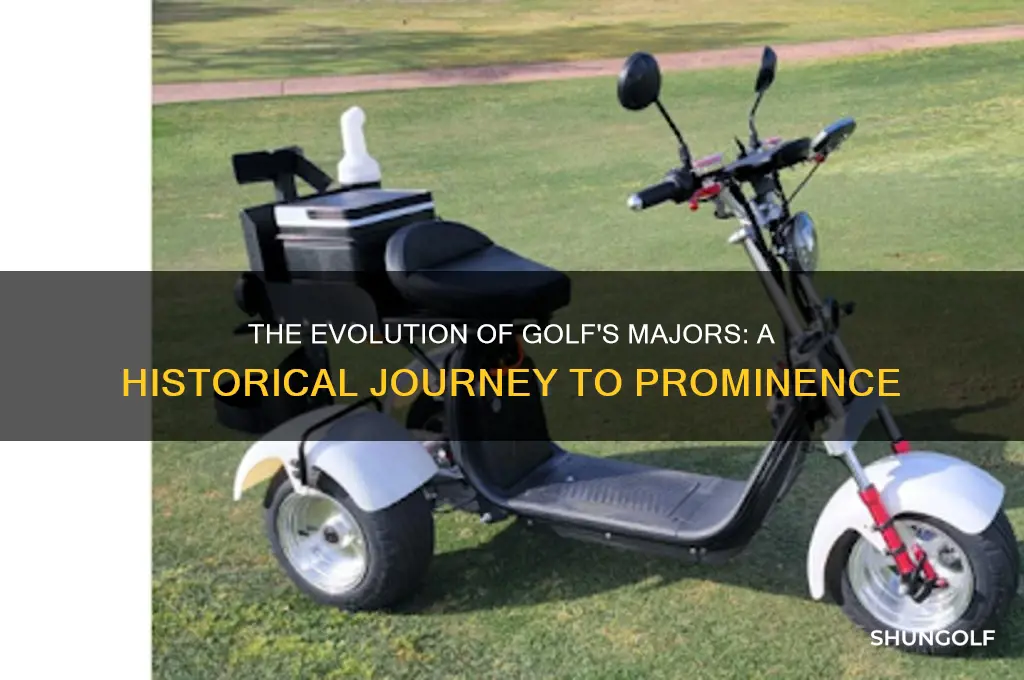 how did the majors becomes the majors in golf
