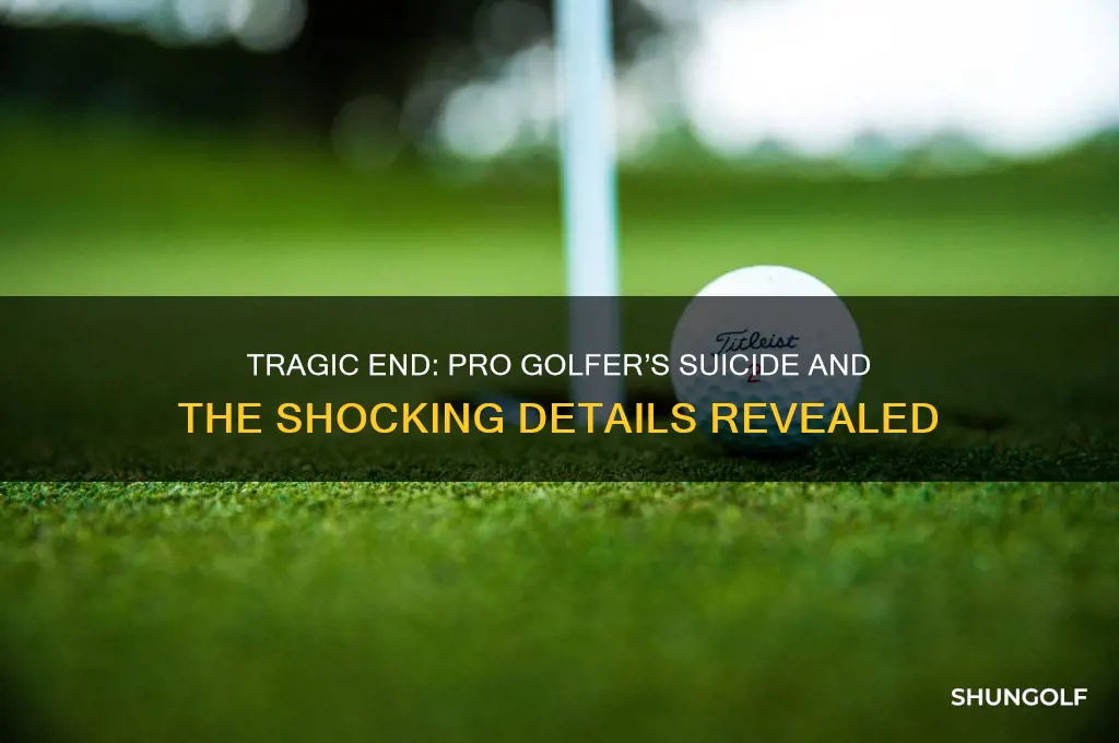 how did the pro golfer kill himself