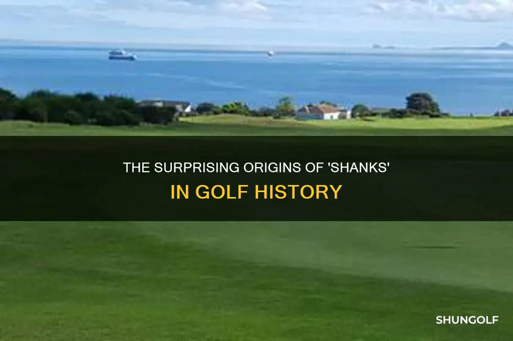 how did the term shanks come about in golf