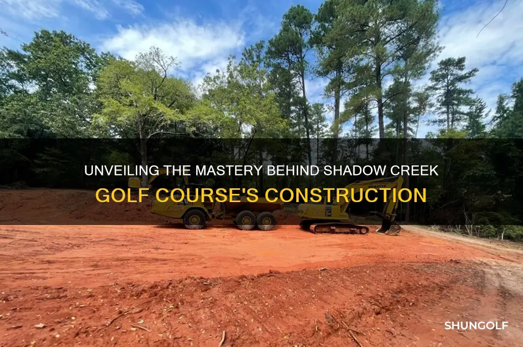 how did they build shadow creek golf course
