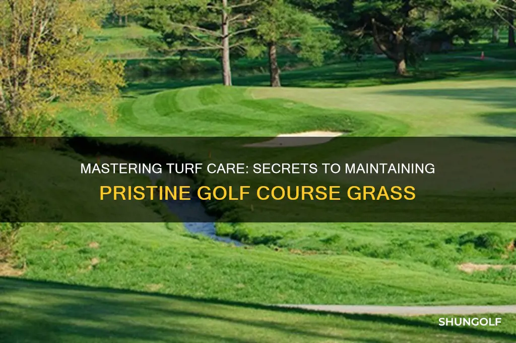 how did they maintain grass golf course