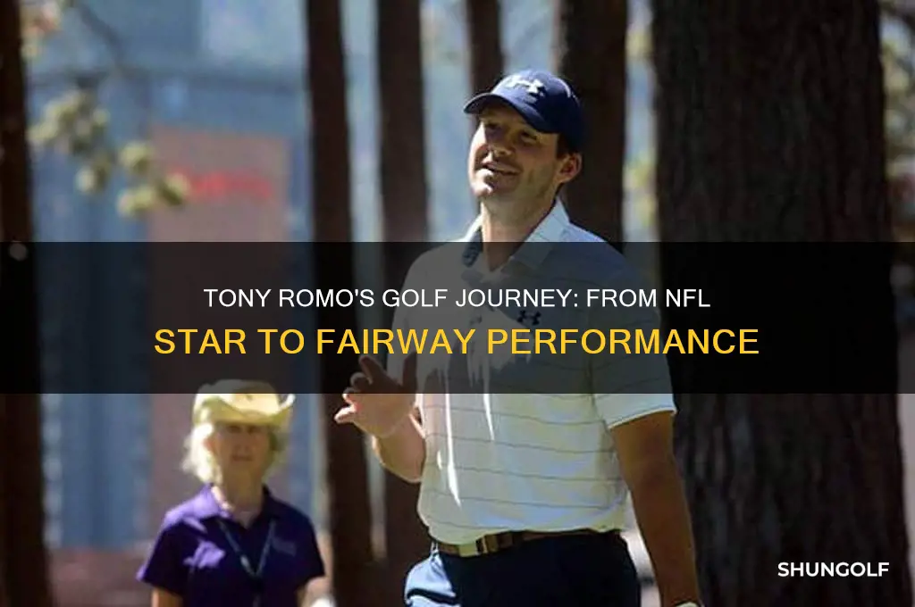 how did tony romo do in golf