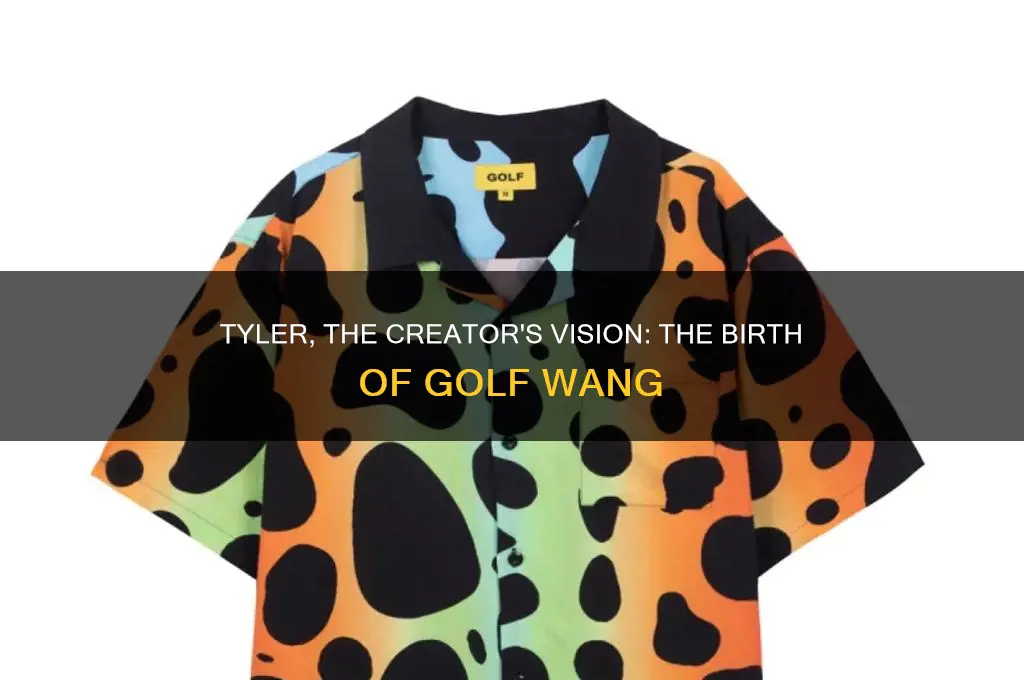 how did tyler the creater come up with golf