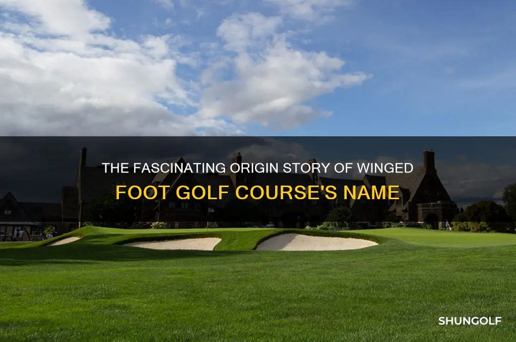how did winged foot golf course get its name